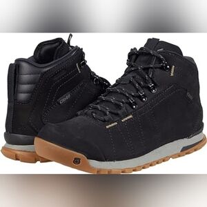 Oboz Bozeman Mid Boots Size 7.5 Black Lace Up B-Dry Leather Mid